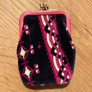 Vintage Pucci Velvet and Leather Coin Purse AS-IS